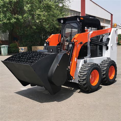 skid steer concerte work|Concrete Mixer Bucket .